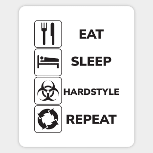 Eat Sleep Hardstyle Repeat Sticker